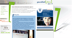 Desktop Screenshot of gesundheitsallianz-lippe.de